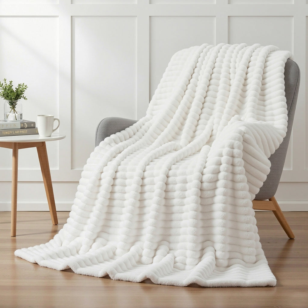 Giselle 152x203cm Throw Blanket Queen Fleece Lightweight Cozy Sofa Couch Bed Throw