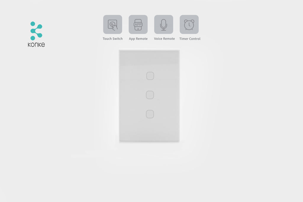 Smart Touch Light Switch 3Ch