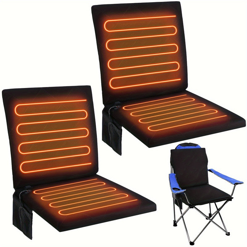 Portable Heated Foldable Seat Cushion with USB Power