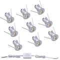 Mini LED Downlights for Ceiling 9 Pack,Cold White 6000K LED Recessed Ceiling Lights Spot Lights for Living Room Bedroom Kitchen Garden [Energy Class E]