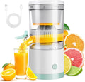 CARLA HOME Hands-Free Citrus Juicer with USB Rechargeable Electric Fruit Squeezer
