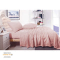 Shangri La Cashmere Touch Micro Flannelette Sheet Set Dusty Pink Single