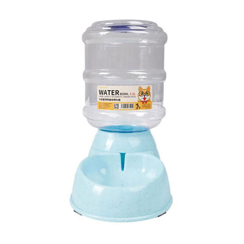 Automatic 3.8L Water Feeder Pet Dog Cat Puppy Dispenser Feeder Bowl Bottle - Pink