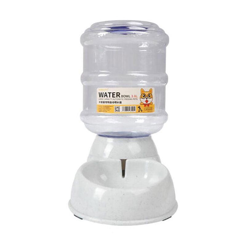 Automatic 3.8L Water Feeder Pet Dog Cat Puppy Dispenser Feeder Bowl Bottle - Green