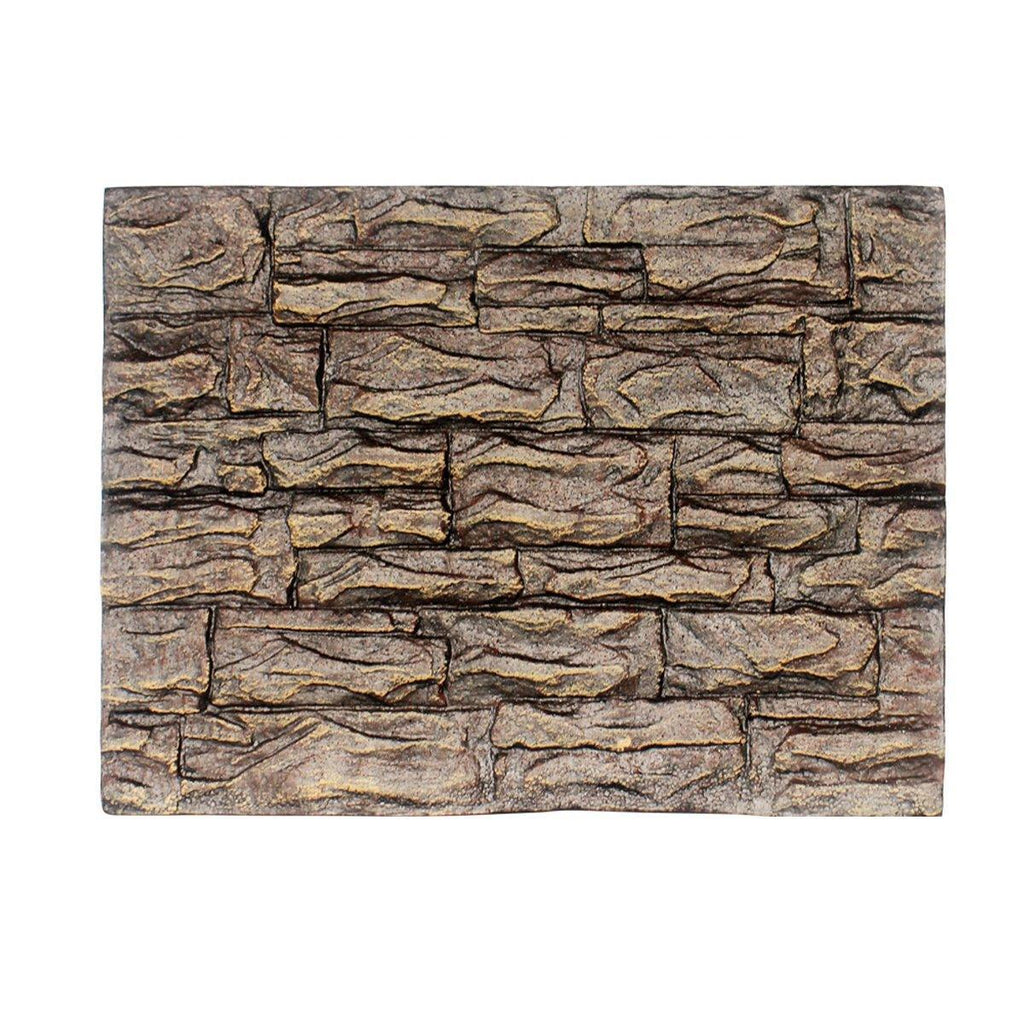 Pet Reptile Tank Board 3D Foam Backgrounds and Habitat Decoration 9 Styles - B