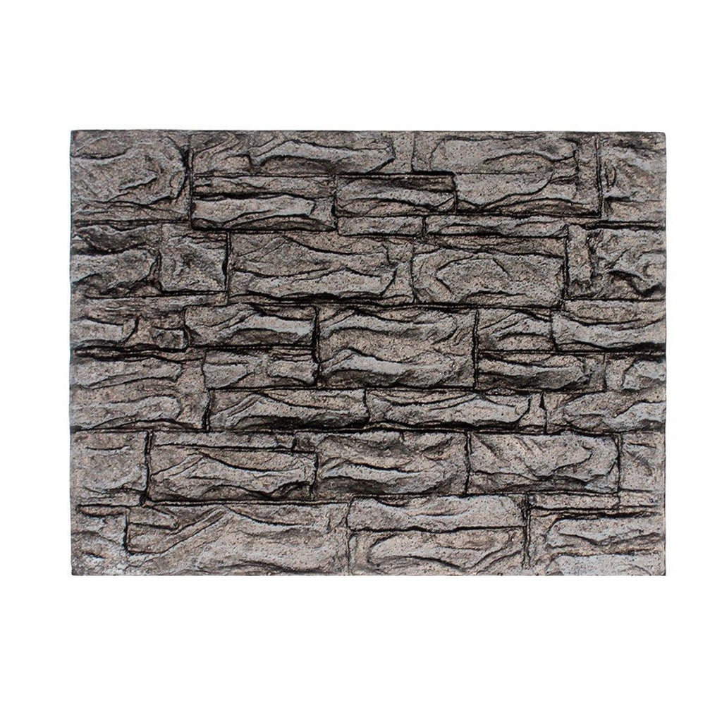 Pet Reptile Tank Board 3D Foam Backgrounds and Habitat Decoration 9 Styles - F