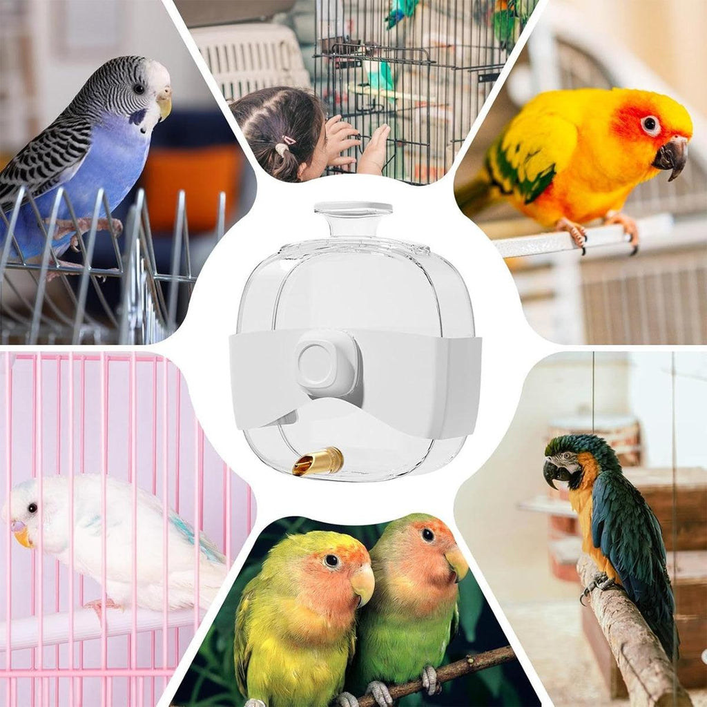 450ml Parrot Water Bottle Bird Drinker Feeder Large Capacity for Birds and Pet
