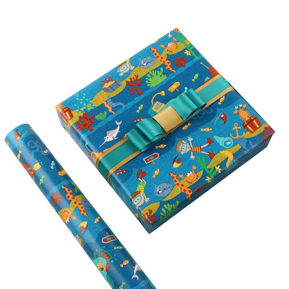 20pcs Cute Animal Cartoon Gift Wrapping Paper for Toys Bookskin and Crafts - Rainbow Sunflower-20PCS