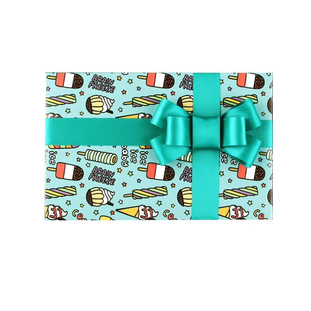 20pcs Cute Animal Cartoon Gift Wrapping Paper for Toys Bookskin and Crafts - Purple Car-20PCS
