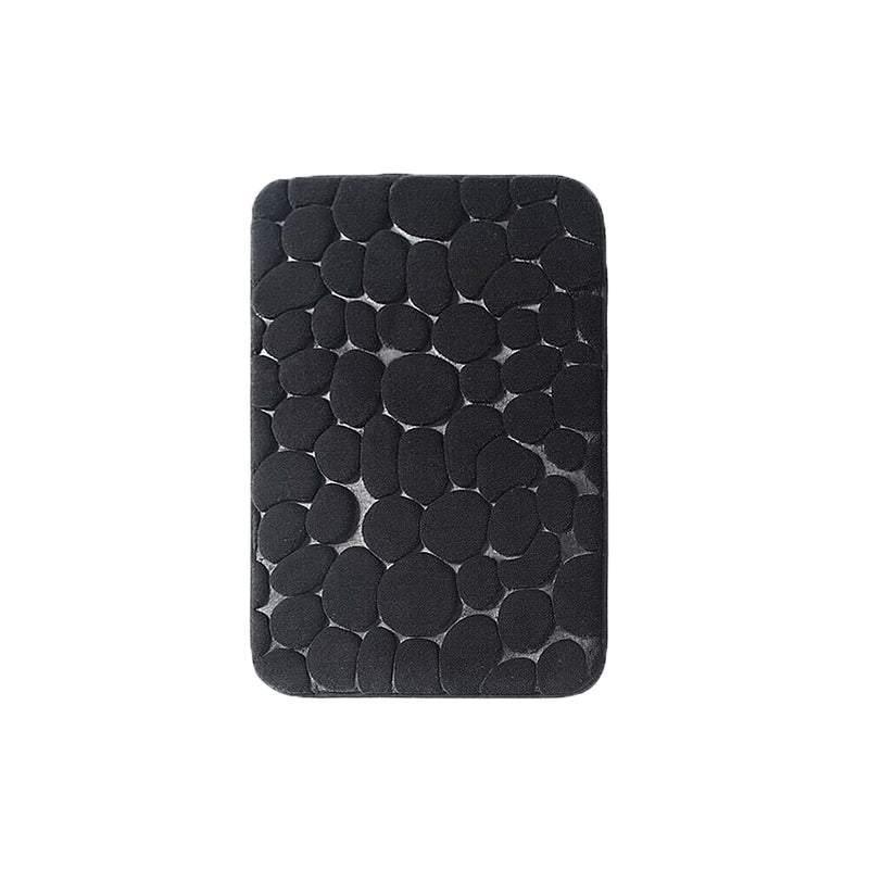 40x60cm Non-Slip Memory Foam Bath Mat Super Absorbent Floor Rug for Bathroom Use - Grey