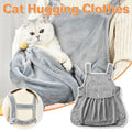 Non-stick Hair Cat Apron Kangaroo Style Pet Grooming Bib No-Hole Design