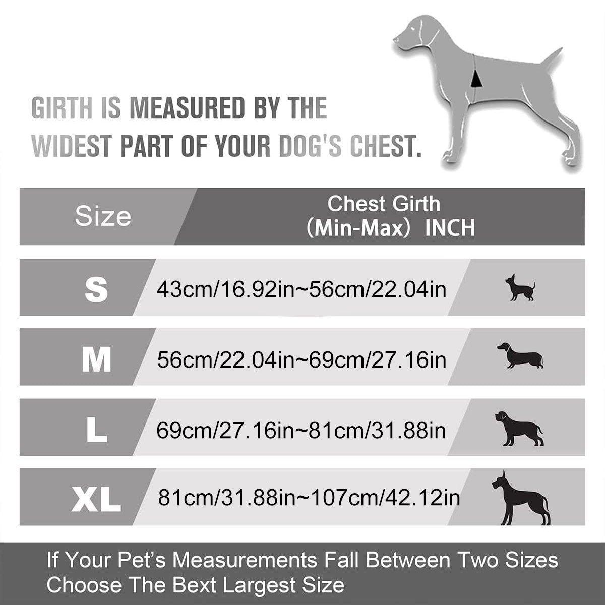 Adjustable No-Pull Dog Harness Vest S-XL Reflective Pet Training Outdoor Handle - Red-XL