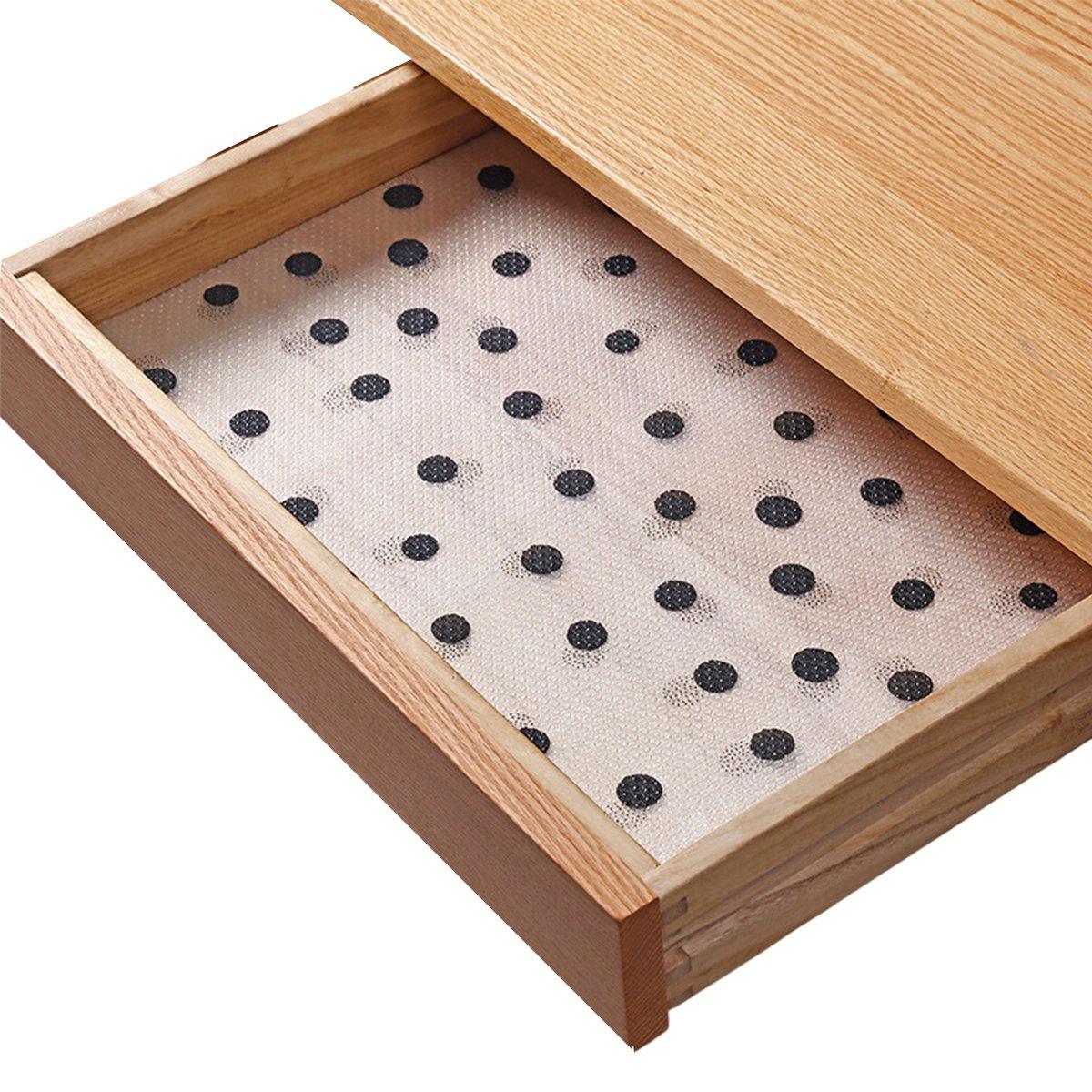 Household Drawer Liner Paper Wardrobe Dustproof Cabinet Mat Grease Proof Mat - Leaf
