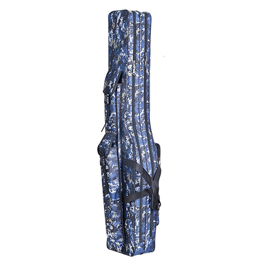 130cm Big Belly Fishing Tackle Bag Rod Storage Carry Case Outdoor Fishing Bag - Snake skin camouflage