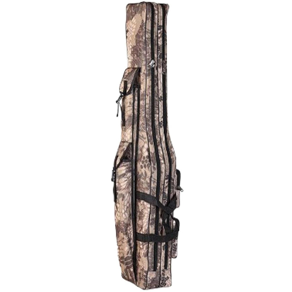 130cm Big Belly Fishing Tackle Bag Rod Storage Carry Case Outdoor Fishing Bag - Snake skin camouflage