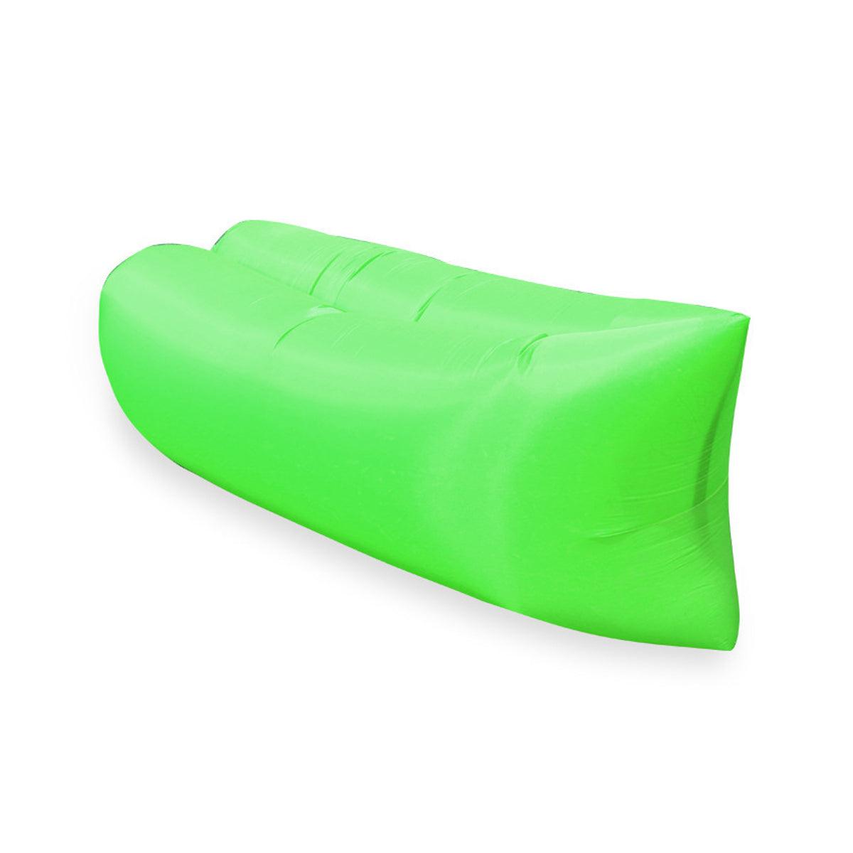 Fast Inflatable Lazy Lounge Air Sofa Bed Camping Beach Hangout Sleeping Bag - Purple