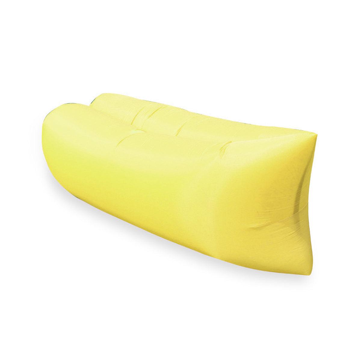 Fast Inflatable Lazy Lounge Air Sofa Bed Camping Beach Hangout Sleeping Bag - Purple