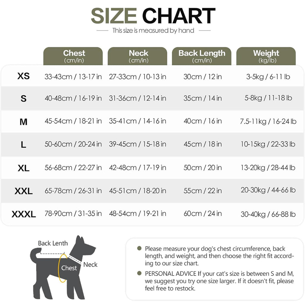 Calming Dog Vest for Stress Relief Travel Thunder Wrap Jacket for Medium Large Dogs - S