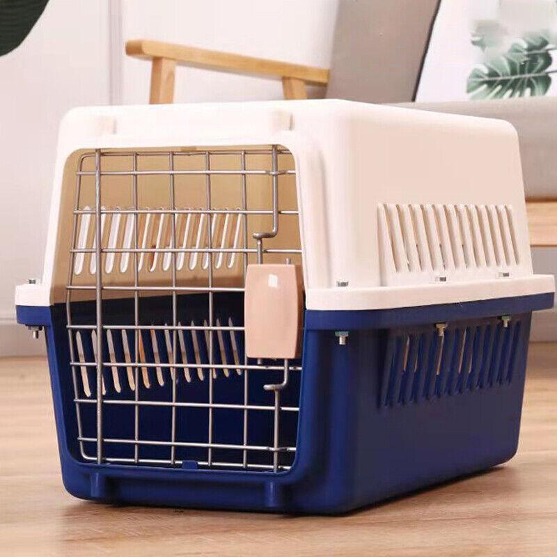 M Size Dog Cat Rabbit Portable Tote Crate Pet Carrier Kennel Travel Airline Carry Bag - Black