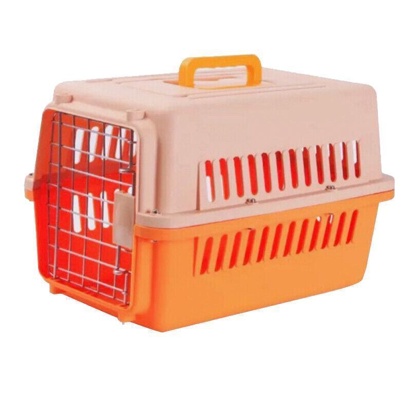 M Size Dog Cat Rabbit Portable Tote Crate Pet Carrier Kennel Travel Airline Carry Bag - Black