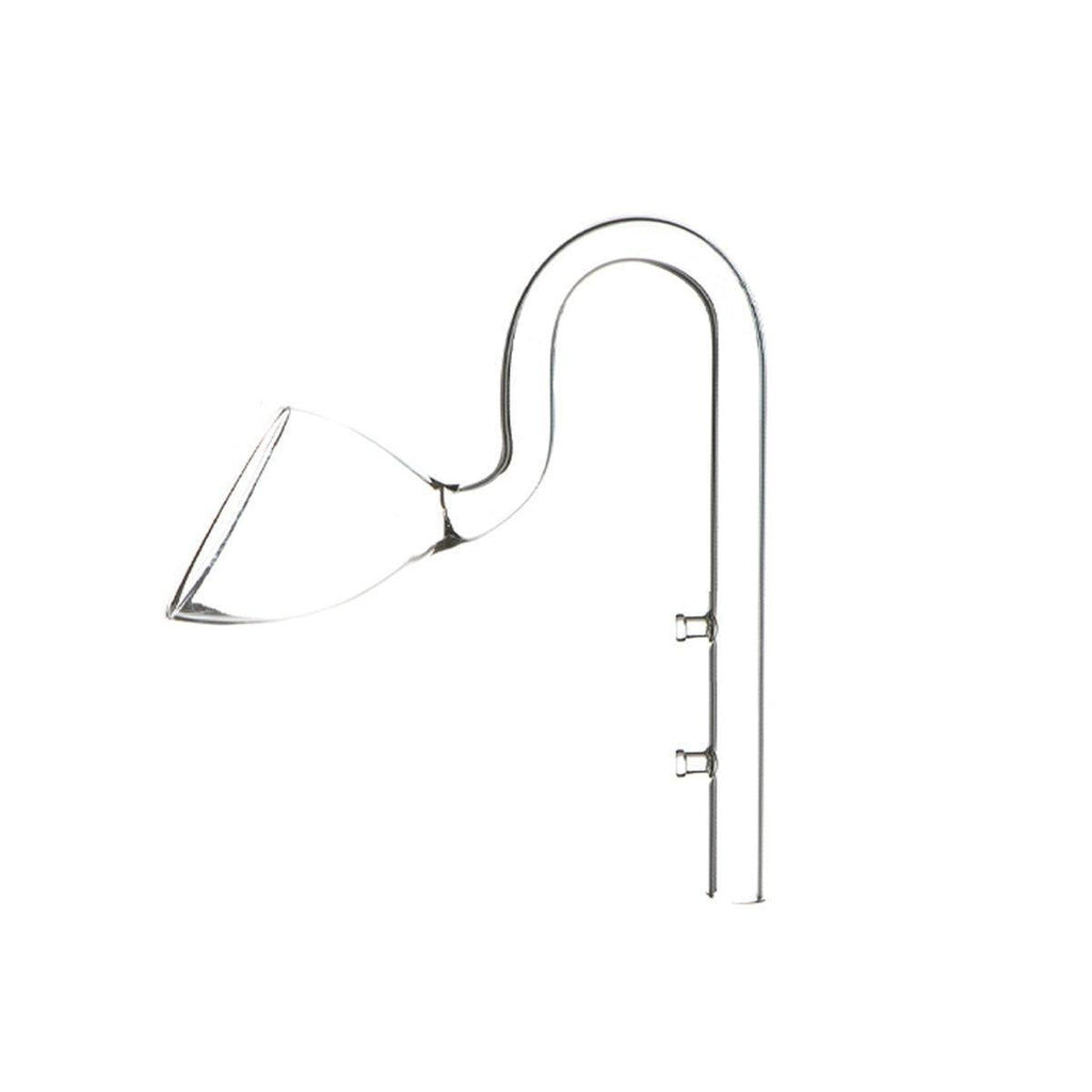 Aquarium Glass Inlet Outlet Pipe Fish Tank Filter Oil Film Remover Plant Holder - Oil removal inlet-12mm