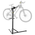 Bike Repair Rack 360 Rotating 40 to 63Inch Height Adjustable Home Bicycle Mechanic Stand Anti-Slip Foldable Maintenance Stand with Tool Tray Max Load 60lbs